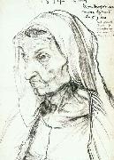 Albrecht Durer Portrait of the Artist's Mother oil painting